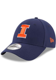 New Era Illinois Fighting Illini The League 9FORTY Adjustable Hat - Navy Blue