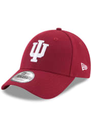 New Era Indiana Hoosiers The League 9FORTY Adjustable Hat - Crimson