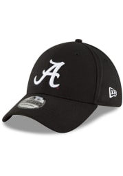 New Era Alabama Crimson Tide Mens Black Team Classic 39THIRTY Flex Hat