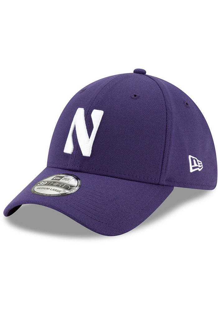 New Era Northwestern Wildcats Mens Purple Team Classic 39THIRTY Flex Hat