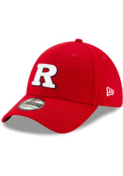 New Era Rutgers Scarlet Knights Mens Red Team Classic 39THIRTY Flex Hat