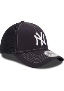 New Era New York Yankees Mens Navy Blue Team Neo 39THIRTY Flex Hat