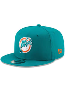 New Era Miami Dolphins Teal Retro 9FIFTY Mens Snapback Hat