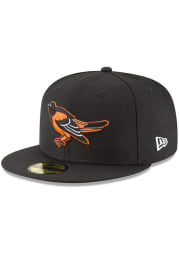 New Era Baltimore Orioles Mens Black Cooperstown 59FIFTY Fitted Hat