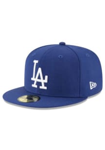 New Era Los Angeles Dodgers Mens Blue Cooperstown 59FIFTY Fitted Hat