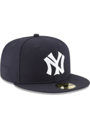 New Era New York Yankees Mens Navy Blue Cooperstown 59FIFTY Fitted Hat