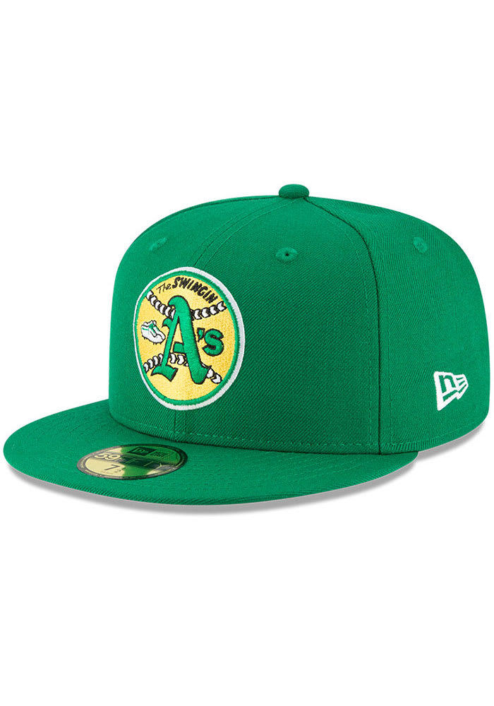 Youth New Era Green Oakland Athletics Ballpark 39THIRTY Flex Hat 