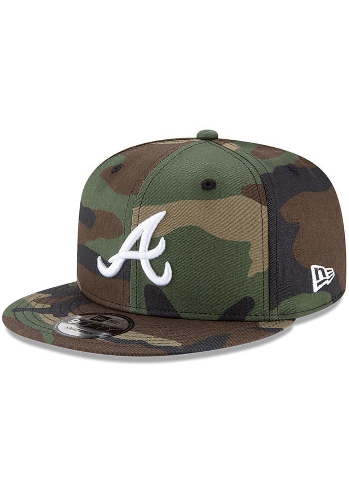 KTZ Atlanta Braves Dark Tropic 9fifty Snapback Cap in Green for