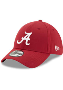 New Era Alabama Crimson Tide Mens Red Team Classic 39THIRTY Flex Hat