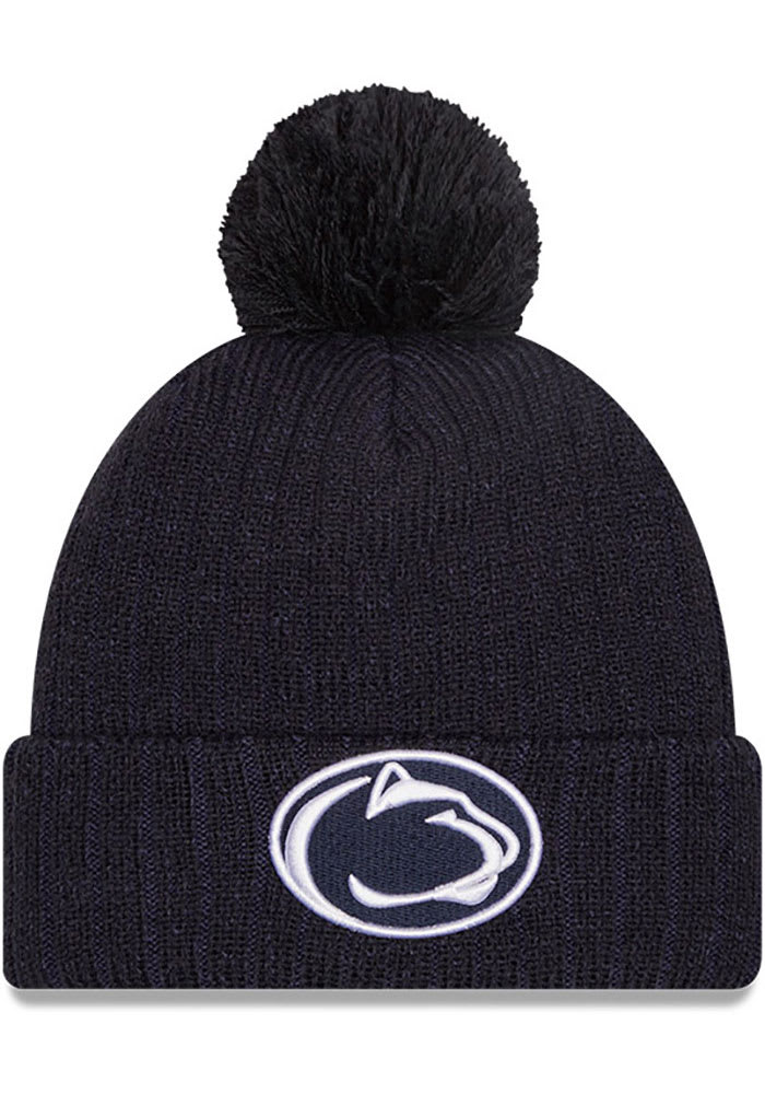 New Era Penn State Nittany Lions Navy Blue Breeze Mens Knit Hat