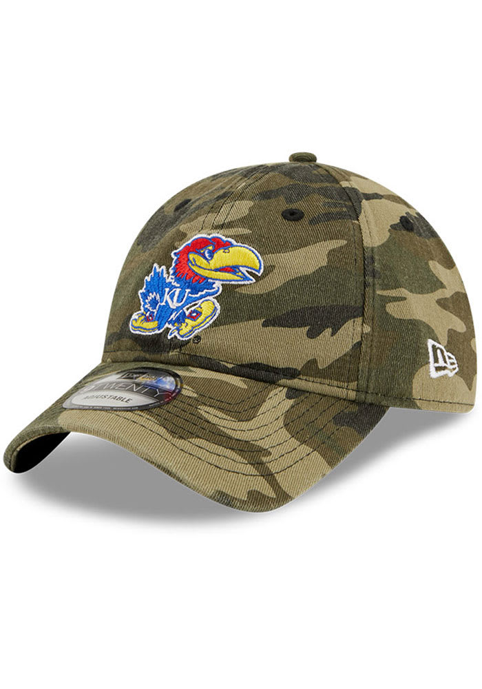 New Era Kansas Jayhawks Core Classic 9TWENTY Adjustable Hat - Green