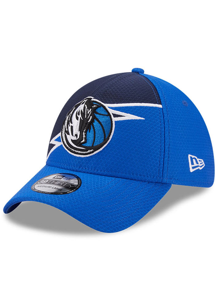 New Era Dallas Mavericks Blue JR Bolt 39THIRTY Youth Flex Hat