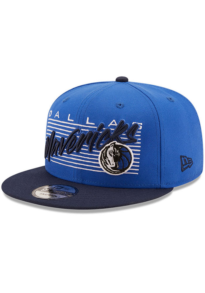 Dallas Mavericks JR Retro 9FIFTY Blue New Era Youth Snapback Hat