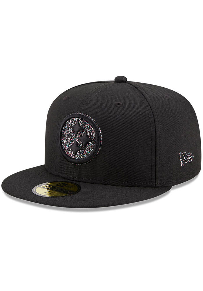 New Era Pittsburgh Steelers Mens Black Logo Spark 59FIFTY Fitted Hat