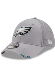 New Era Philadelphia Eagles Grey JR Classic Neo 39THIRTY Youth Flex Hat