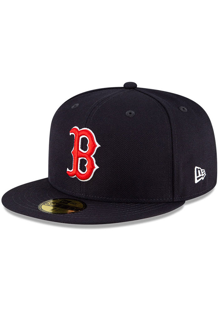 Boston Red Sox QT Pink Undervisor 59FIFTY Navy Blue New Era Fitted Hat