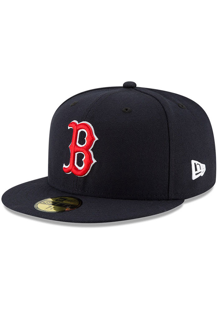 New Era Boston Red Sox Mens Navy Blue AC Game 59FIFTY Fitted Hat