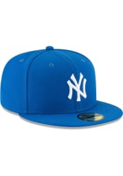 New Era New York Yankees Mens Blue Basic 59FIFTY Fitted Hat