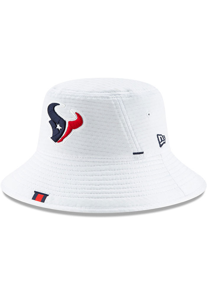 New Era Houston Texans White 2019 Training Camp Mens Bucket Hat