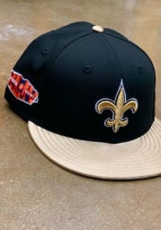 New Era New Orleans Saints Mens Black Super Bowl XLIV Side Patch 59FIFTY Fitted Hat