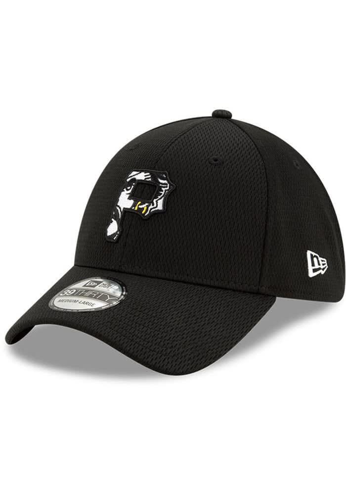 Pittsburgh Pirates New Era MLB Team Classic Alternate 39THIRTY - Flex Hat Black Size: Small/Medium