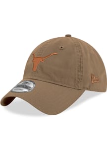 New Era Texas Longhorns 9TWENTY Adjustable Hat - Khaki