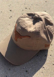 New Era Texas Longhorns 9TWENTY Adjustable Hat - Khaki