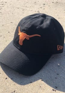 New Era Texas Longhorns 9TWENTY Adjustable Hat - Black