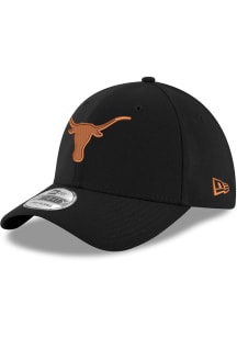 New Era Texas Longhorns Mens Black 39THIRTY Flex Hat