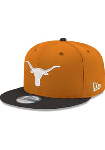 New Era Texas Longhorns Burnt Orange 2T 9FIFTY Mens Snapback Hat