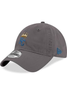 New Era Kansas City Royals Core Classic 9TWENTY Adjustable Hat - Grey