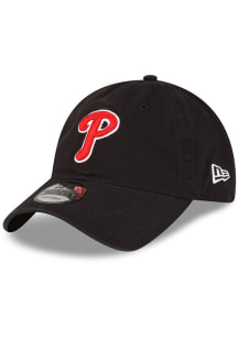 New Era Philadelphia Phillies Core Classic 9TWENTY Adjustable Hat - Black