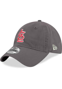 New Era St Louis Cardinals Core Classic 9TWENTY Adjustable Hat - Graphite