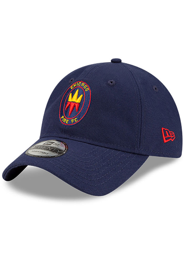 New Era Chicago Fire Core Classic 9TWENTY Adjustable Hat - Navy Blue