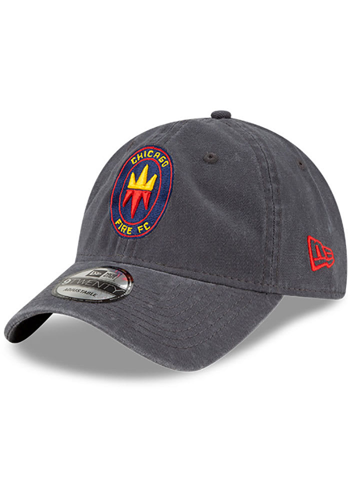 New Era Chicago Fire Core Classic 9TWENTY Adjustable Hat - Grey