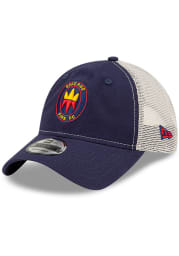 New Era Chicago Fire Casual Classic Meshback Adjustable Hat - Navy Blue
