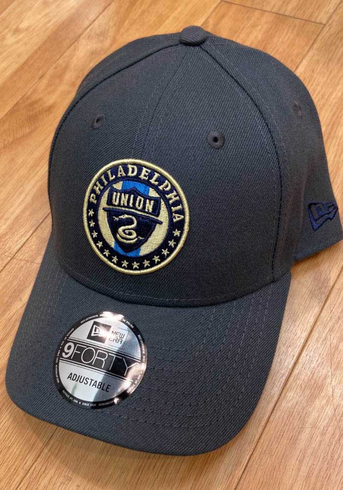 New Era Philadelphia Union Secondary 9FORTY Adjustable Hat - Grey