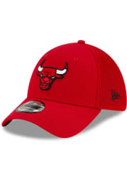 New Era Chicago Bulls Mens Red Team Neo 39THIRTY Flex Hat