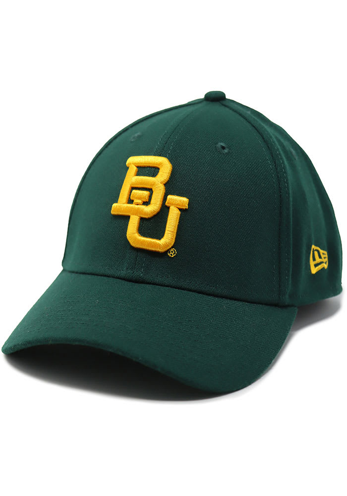 New Era Baylor Bears Mens Green Team Classic 39THIRTY Flex Hat