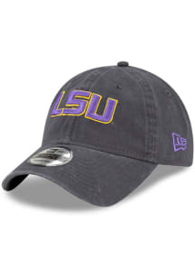 New Era LSU Tigers Core Classic 9TWENTY Adjustable Hat - Grey