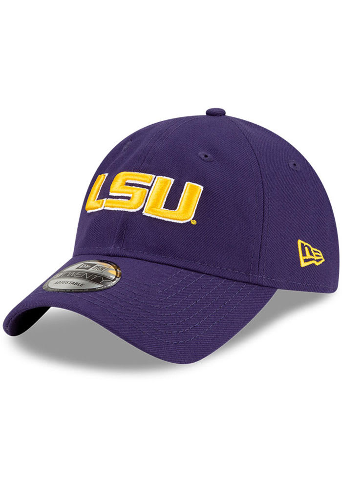 New Era LSU Tigers Core Classic 9TWENTY Adjustable Hat - Purple