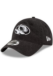 New Era Missouri Tigers and White Core Classic 9TWENTY Adjustable Hat - Black