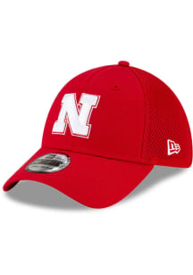 New Era Nebraska Cornhuskers Mens Red Team Neo 39THIRTY Flex Hat