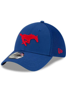 New Era SMU Mustangs Mens Blue Team Neo 39THIRTY Flex Hat