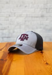 New Era Texas A&M Aggies Mens Grey Grayed Out Neo 39THIRTY Flex Hat