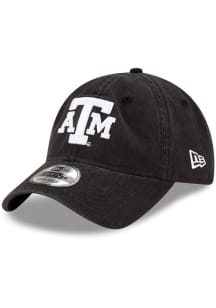 New Era Texas A&amp;M Aggies and White Core Classic 9TWENTY Adjustable Hat - Black