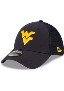 New Era West Virginia Mountaineers Mens Navy Blue Team Neo 39THIRTY Flex Hat