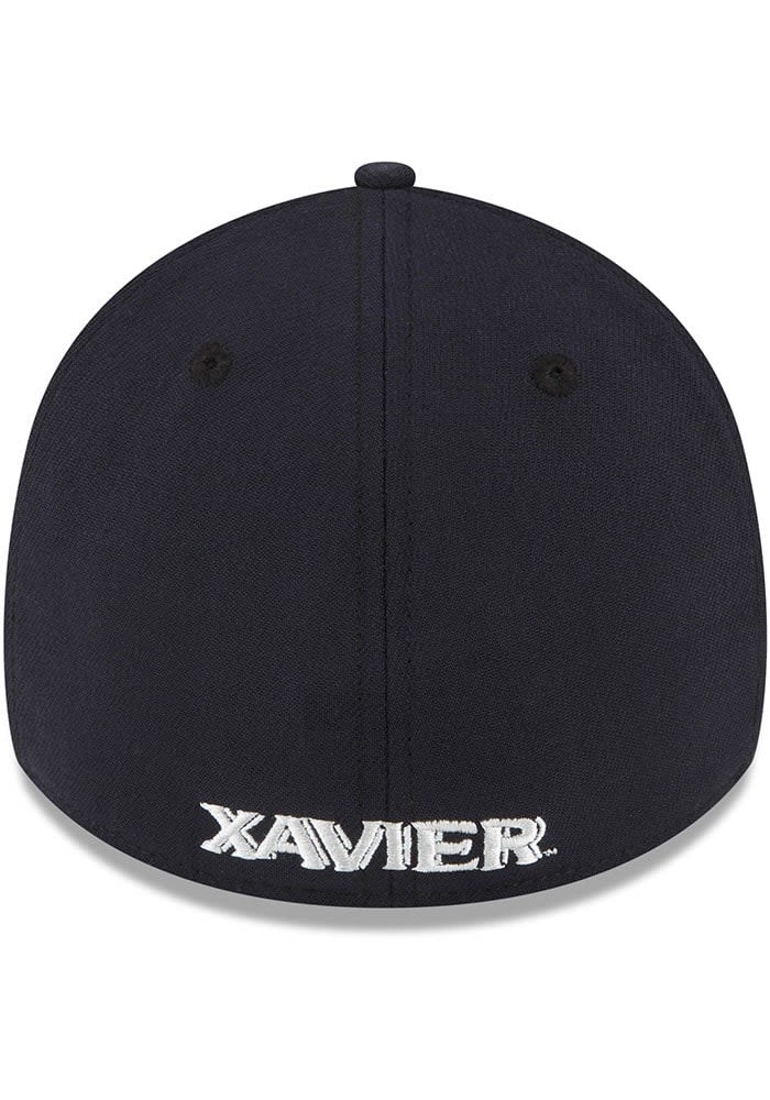 New Era Xavier Musketeers Mens Navy Blue Team Classic 39THIRTY Flex Hat