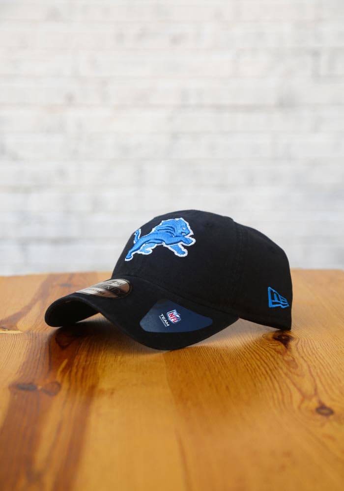 New Era Detroit Lions Core Classic 9TWENTY Adjustable Hat - Black