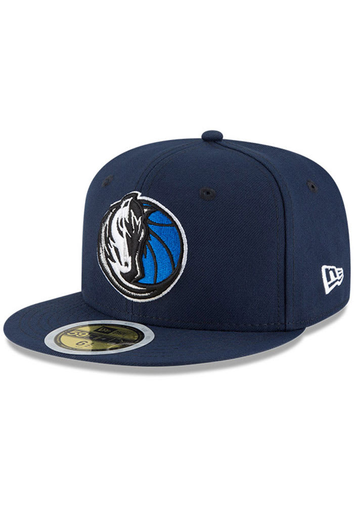 New Era Dallas Mavericks Navy Blue Jr 59FIFTY Youth Fitted Hat
